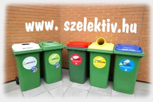 2015-től kötelező a szelektív hulladékgyűjtés